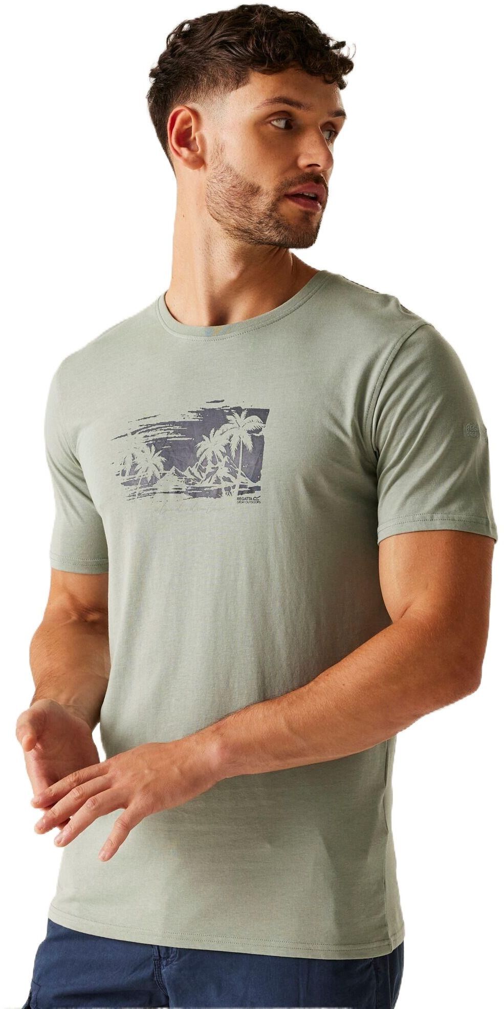 Футболка мужская Regatta ClineIX RMT296-U3A M светло-зеленая фото 3