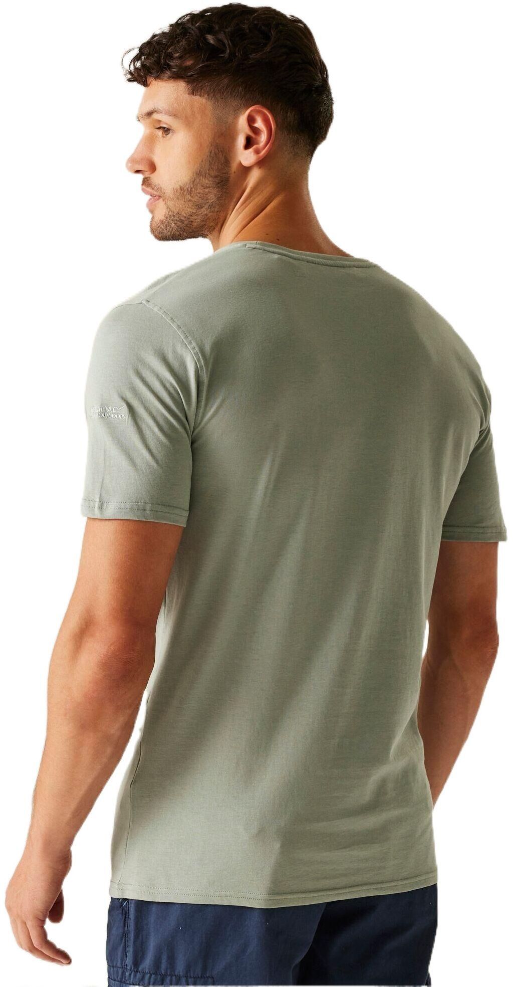 Футболка мужская Regatta ClineIX RMT296-U3A M светло-зеленая фото 4