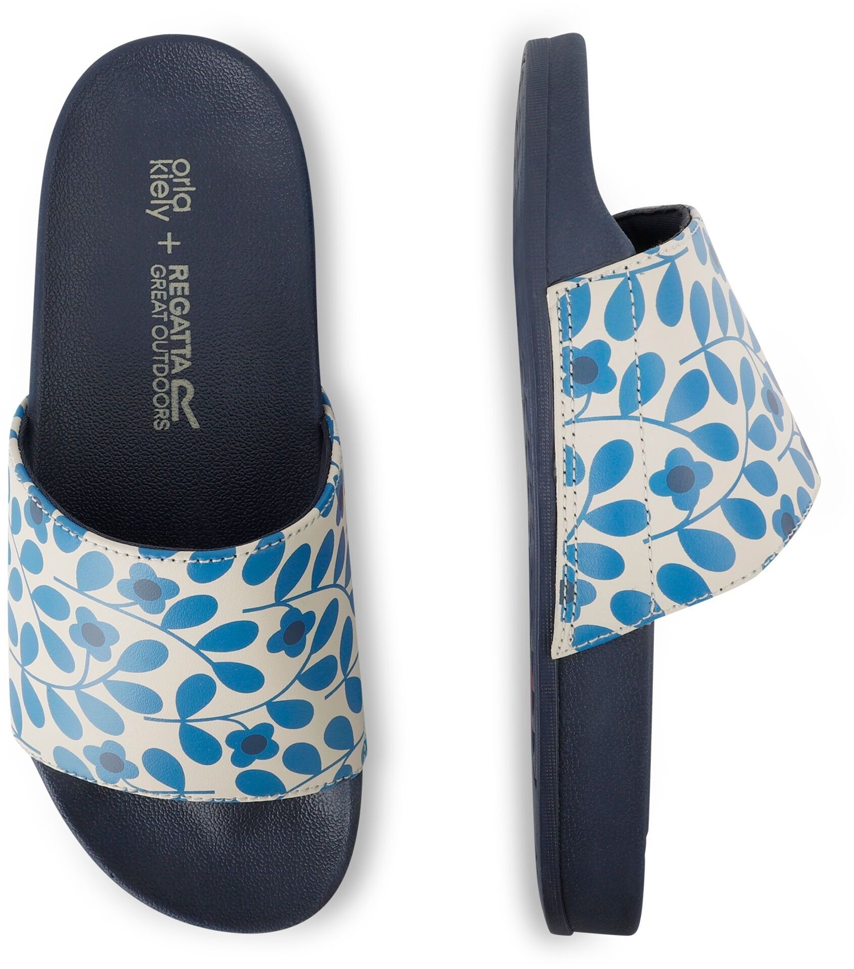 Шлепанцы женские Regatta OrlaSlide RWF761-F67 38 (5 UK) синие с белым фото 6