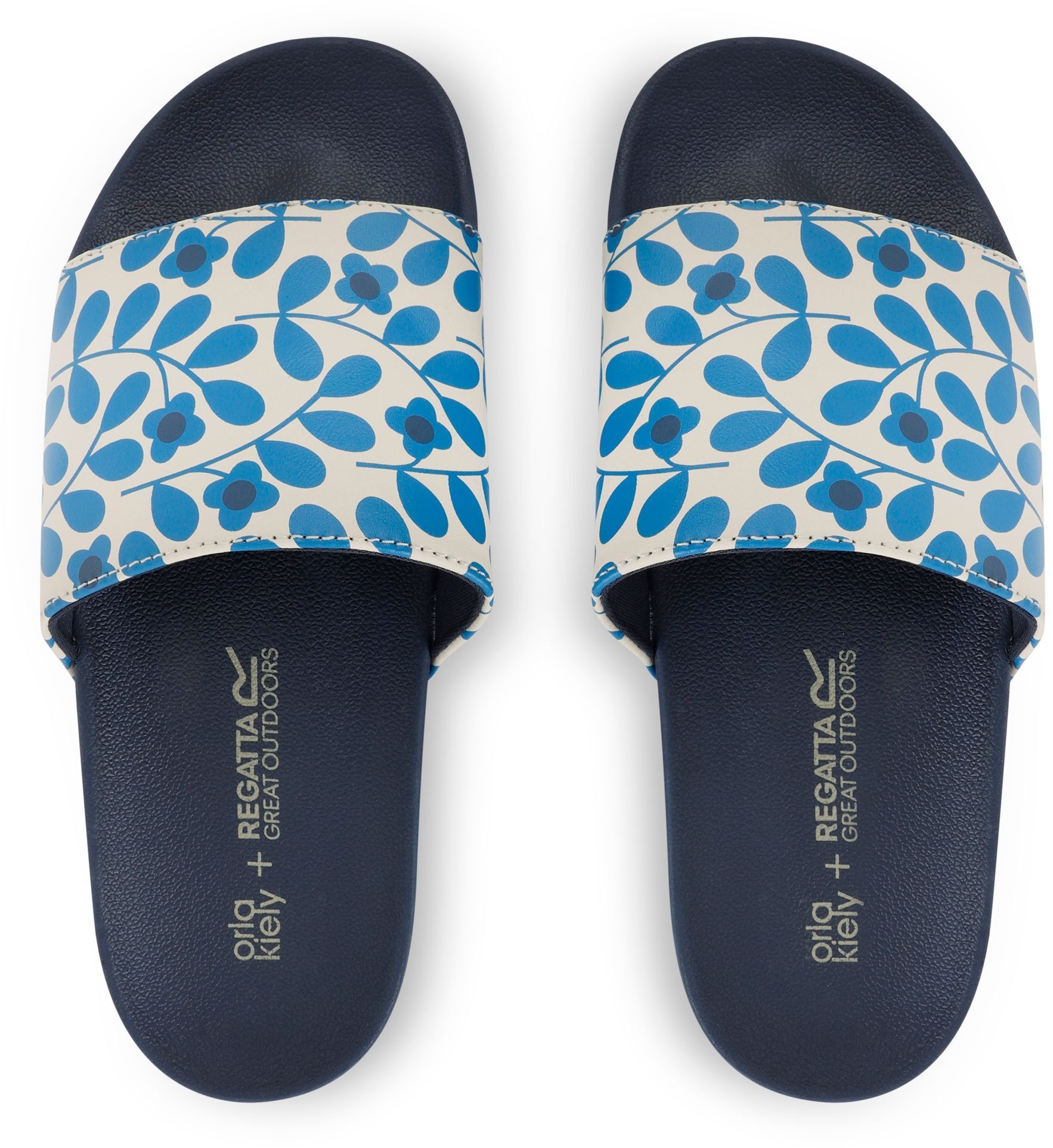 Шлепанцы женские Regatta OrlaSlide RWF761-F67 38 (5 UK) синие с белым фото 5