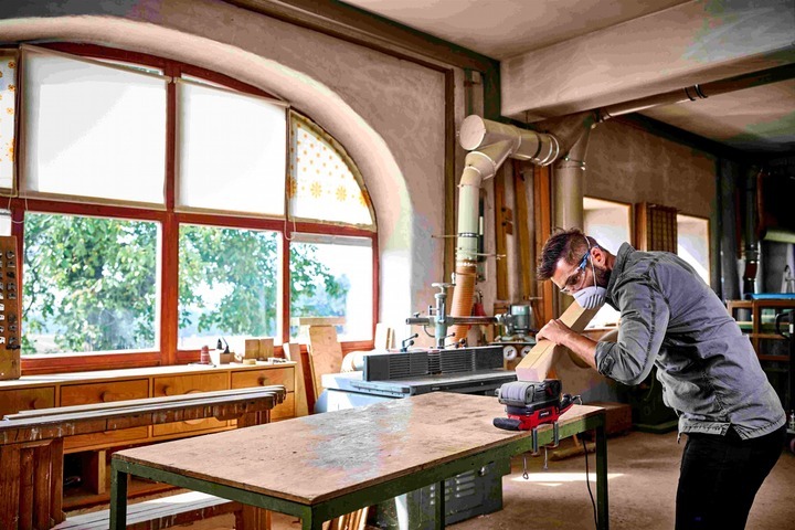 Шлифмашина ленточная Einhell TE-BS 850 E, 850 Вт (4466245) фото 10