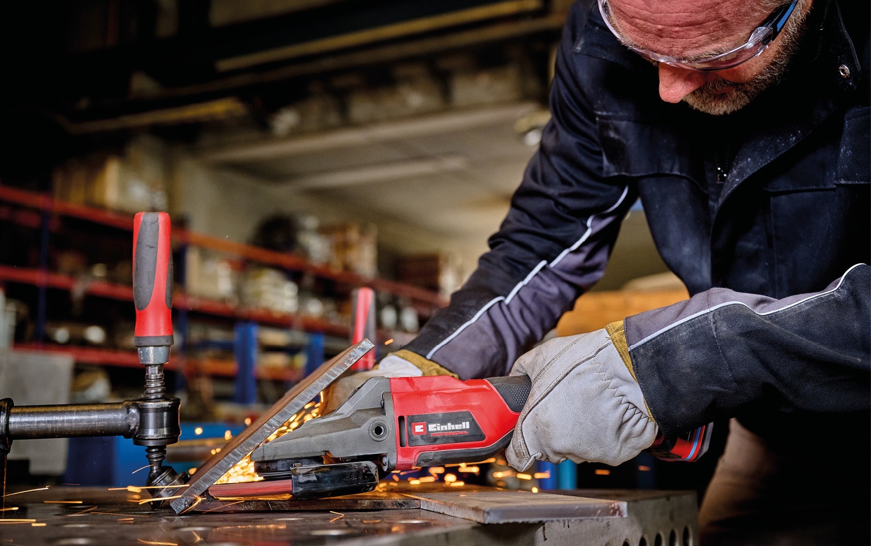 Шлифмашина угловая аккумуляторная Einhell TP-AG 18/125 F Li BL (без АКБ и ЗУ), (4431175) фото 