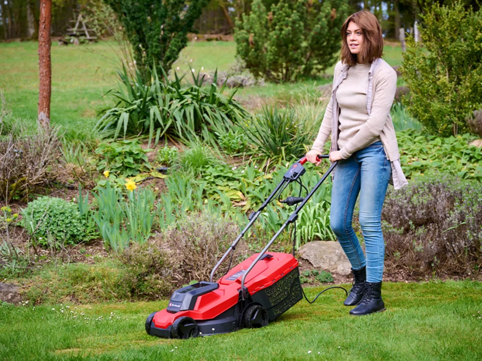 Газонокосилка электрическая Einhell GC-EM 1000/32, 1000 Вт (3400070) фото 