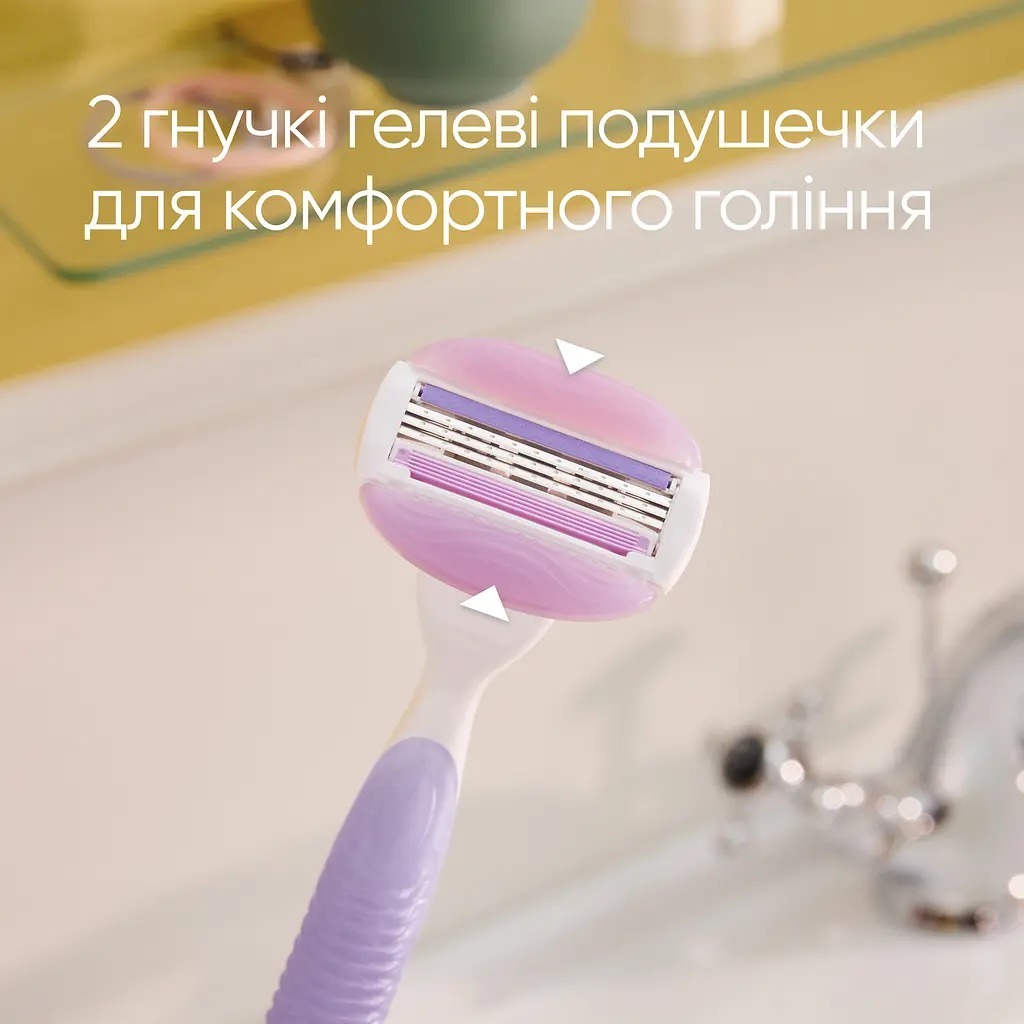 Бритва Gillette Venus ComfortGlide Breeze с 4 сменными картриджами фото 3