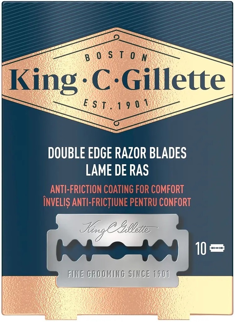 Лезвия для бритья Gillette King C Gillette 10 шт фото 2