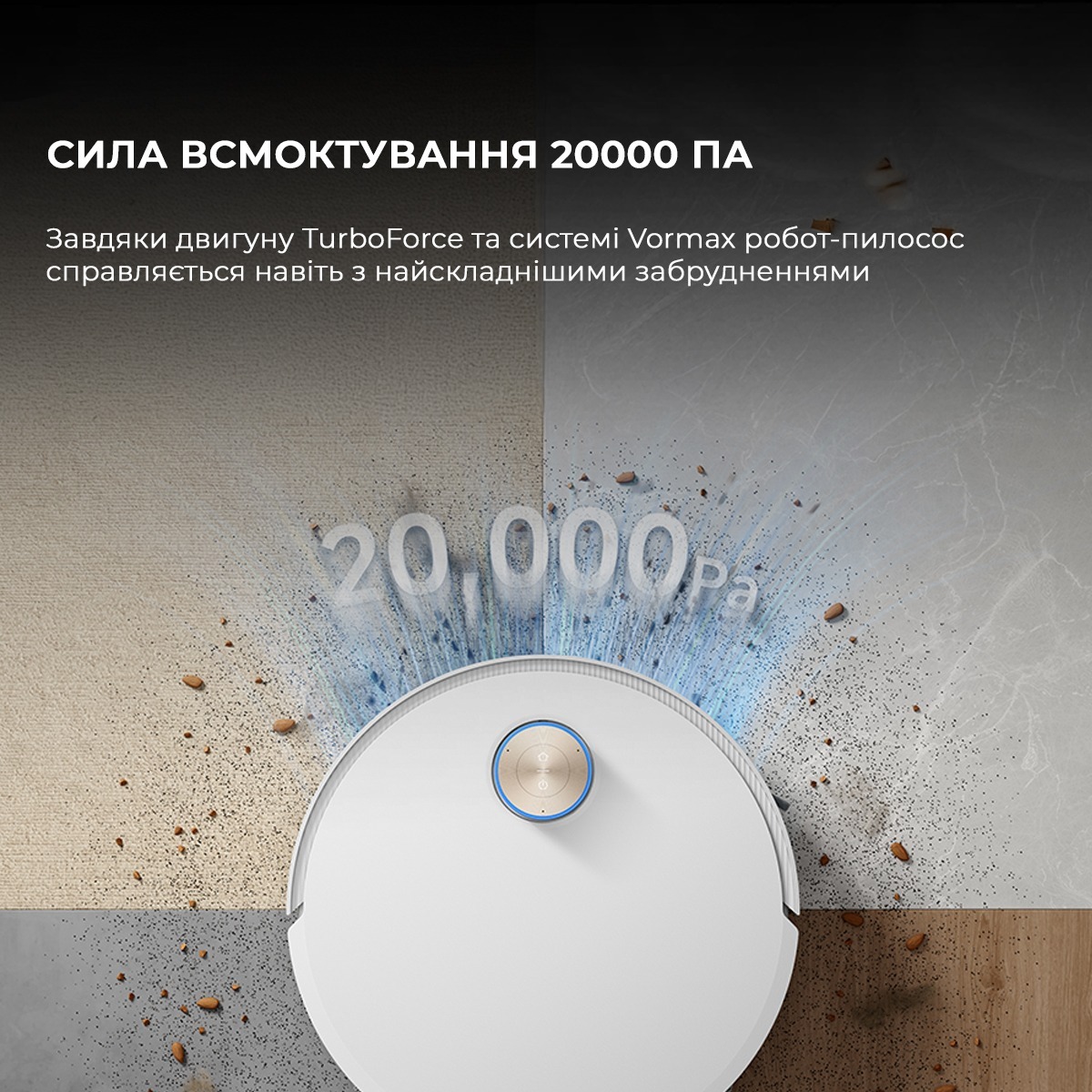 Робот пилосос Dreame X50 ULTRA COMPL RLX85CE-4-WHфото3
