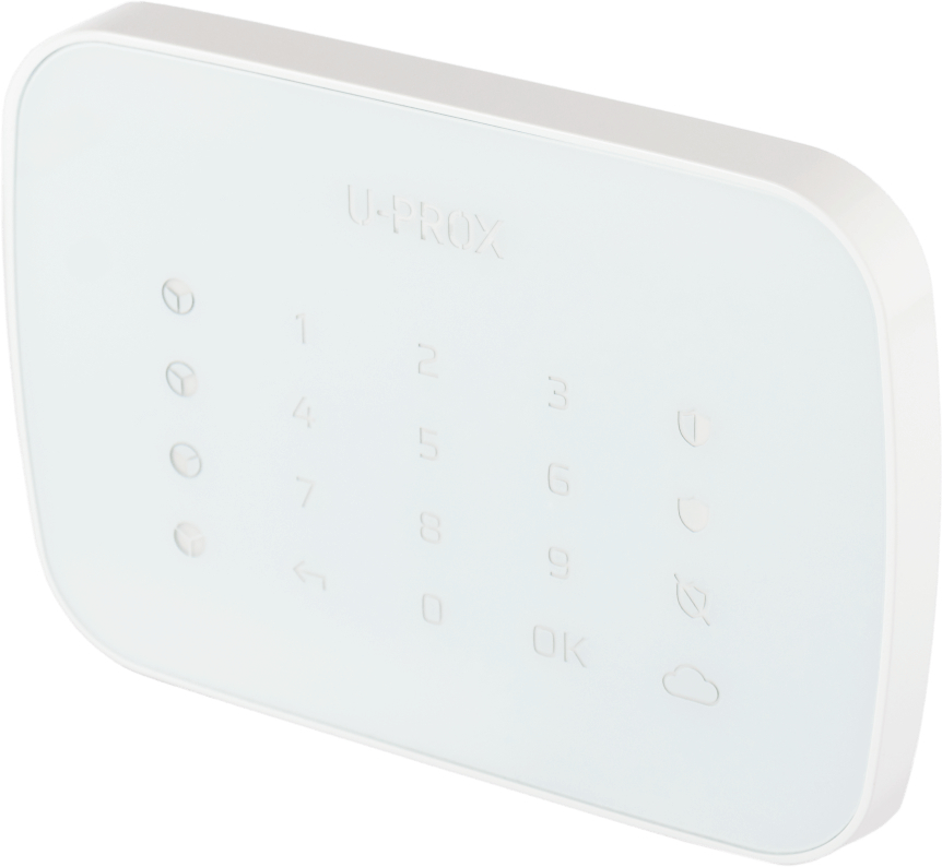 Бездротова сенсорна клавіатура U-PROX Keypad G4, 4 групи, White (4820261370157)фото2