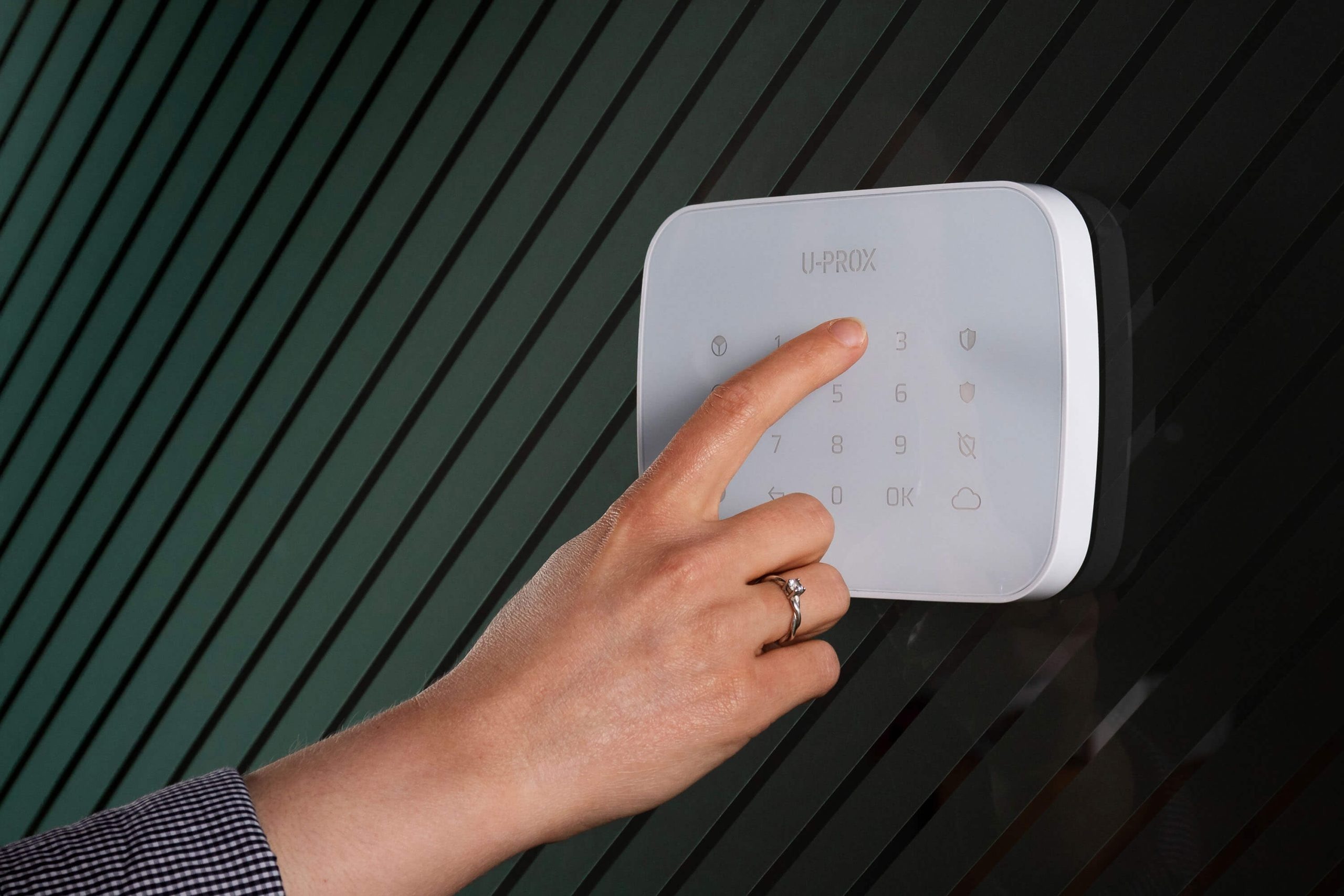 Бездротова сенсорна клавіатура U-PROX Keypad G4, 4 групи, White (4820261370157)фото9