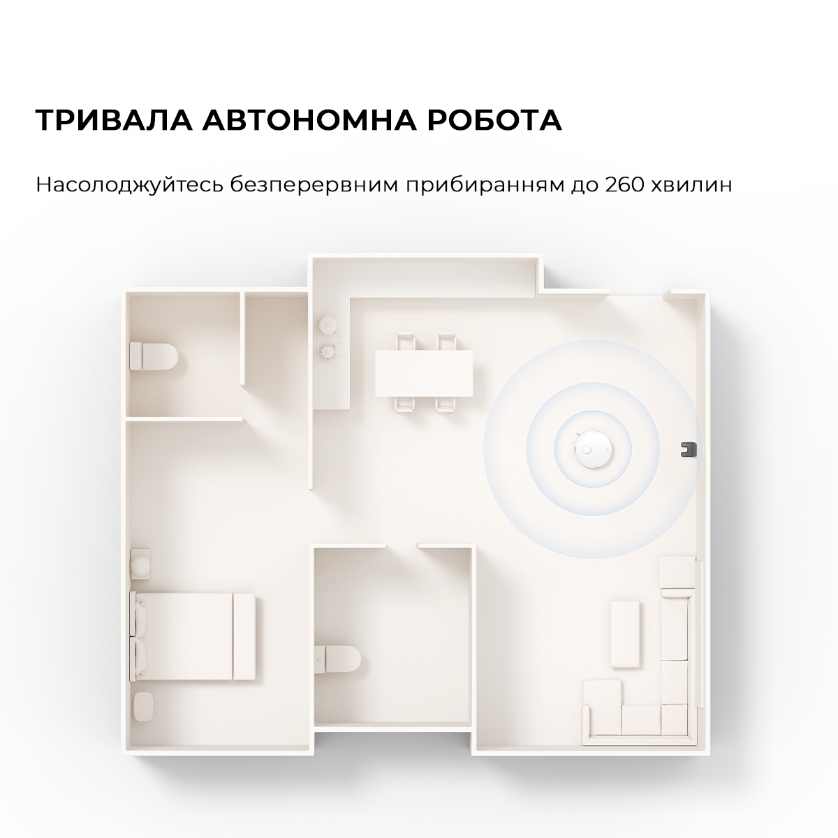 Робот пилосос Mova E20 RLE22GAфото