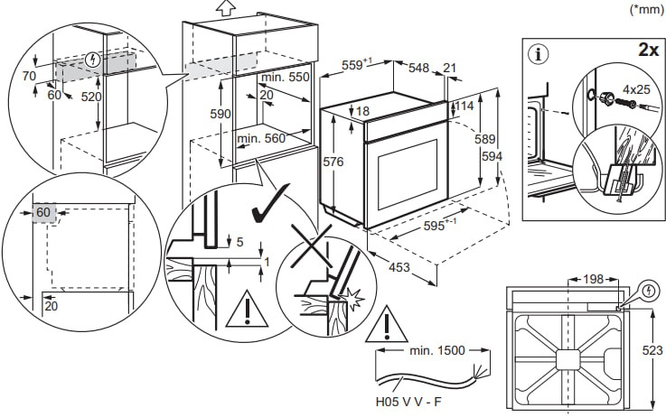 Духова шафа Electrolux LOE8F38Sфото2
