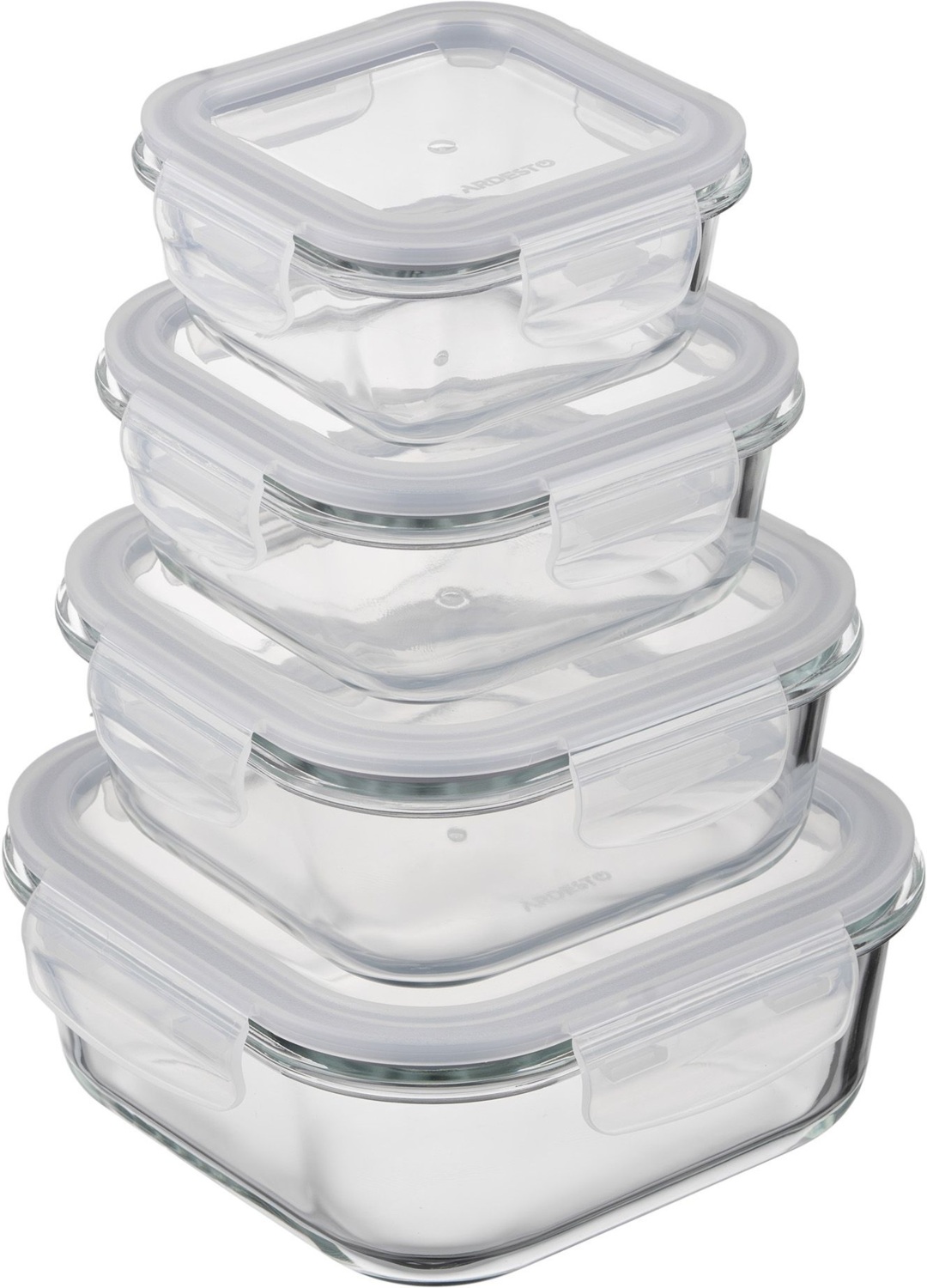 Контейнер для хранения пищевых продуктов Ardesto Gemini 1.23л, квадратный (AR1212BSQ) фото