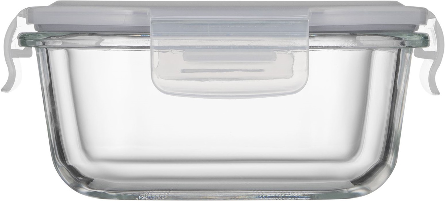 Контейнер для зберігання харчових продуктів ARDESTO Gemini 0.5л, квадратний (AR1250BSQ)фото