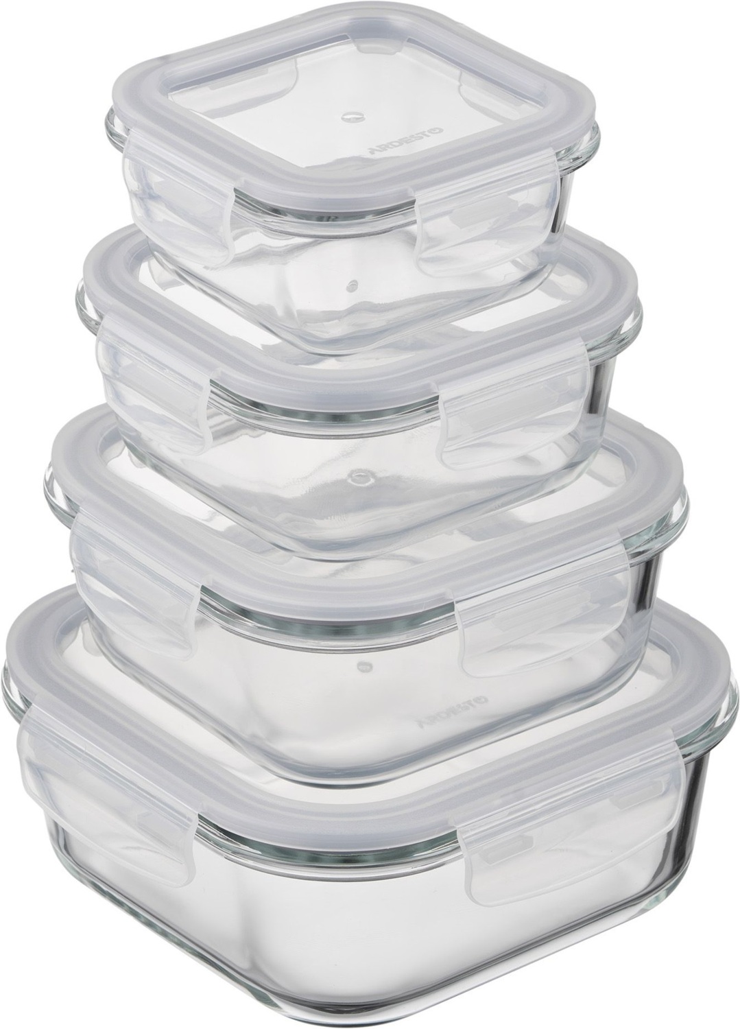 Контейнер для хранения пищевых продуктов Ardesto Gemini 0.31л, квадратный (AR1230BSQ) фото