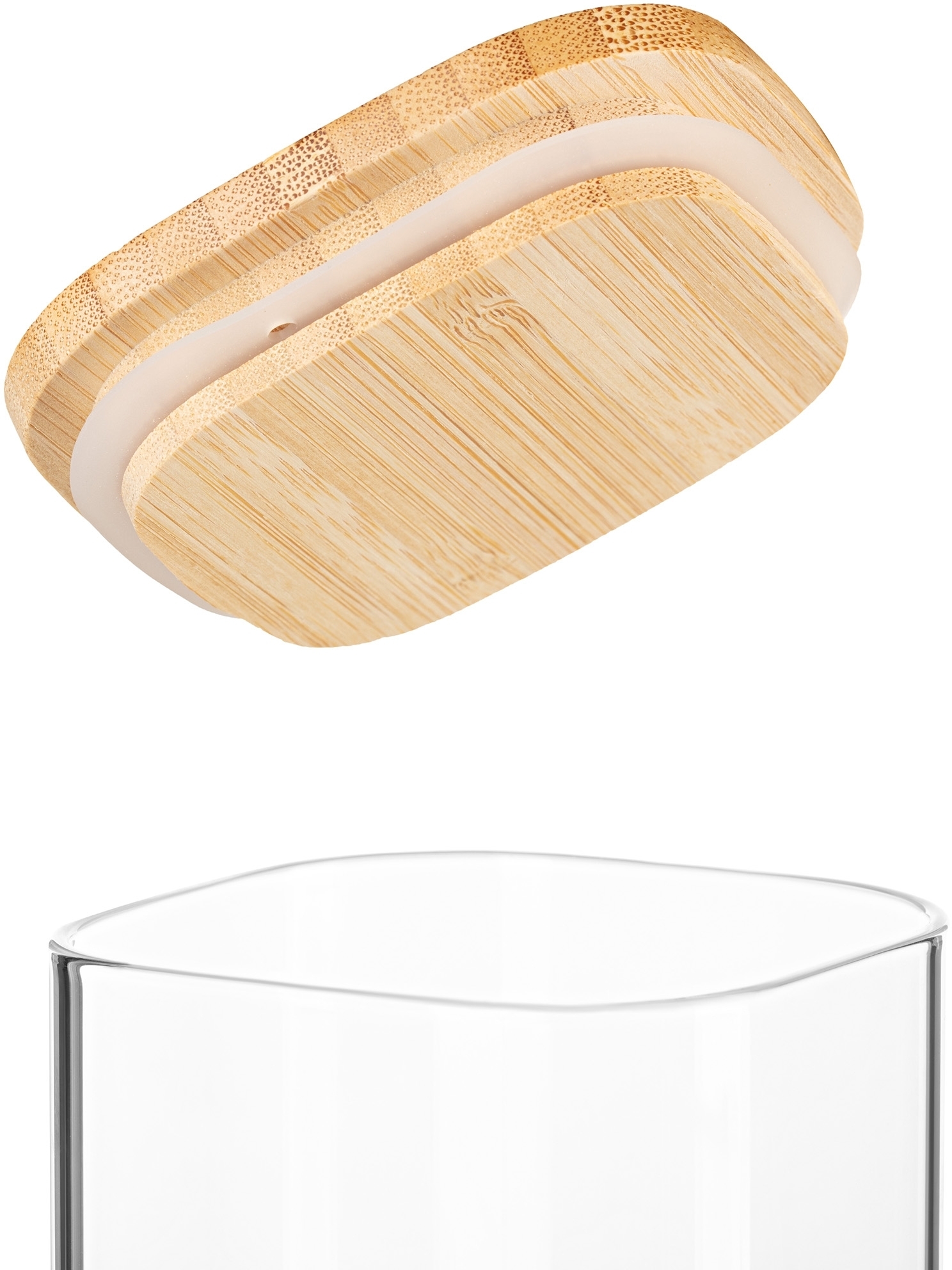 Банка для хранения ARDESTO Midori 700мл, квадратная (AR1370BBS) фото 2