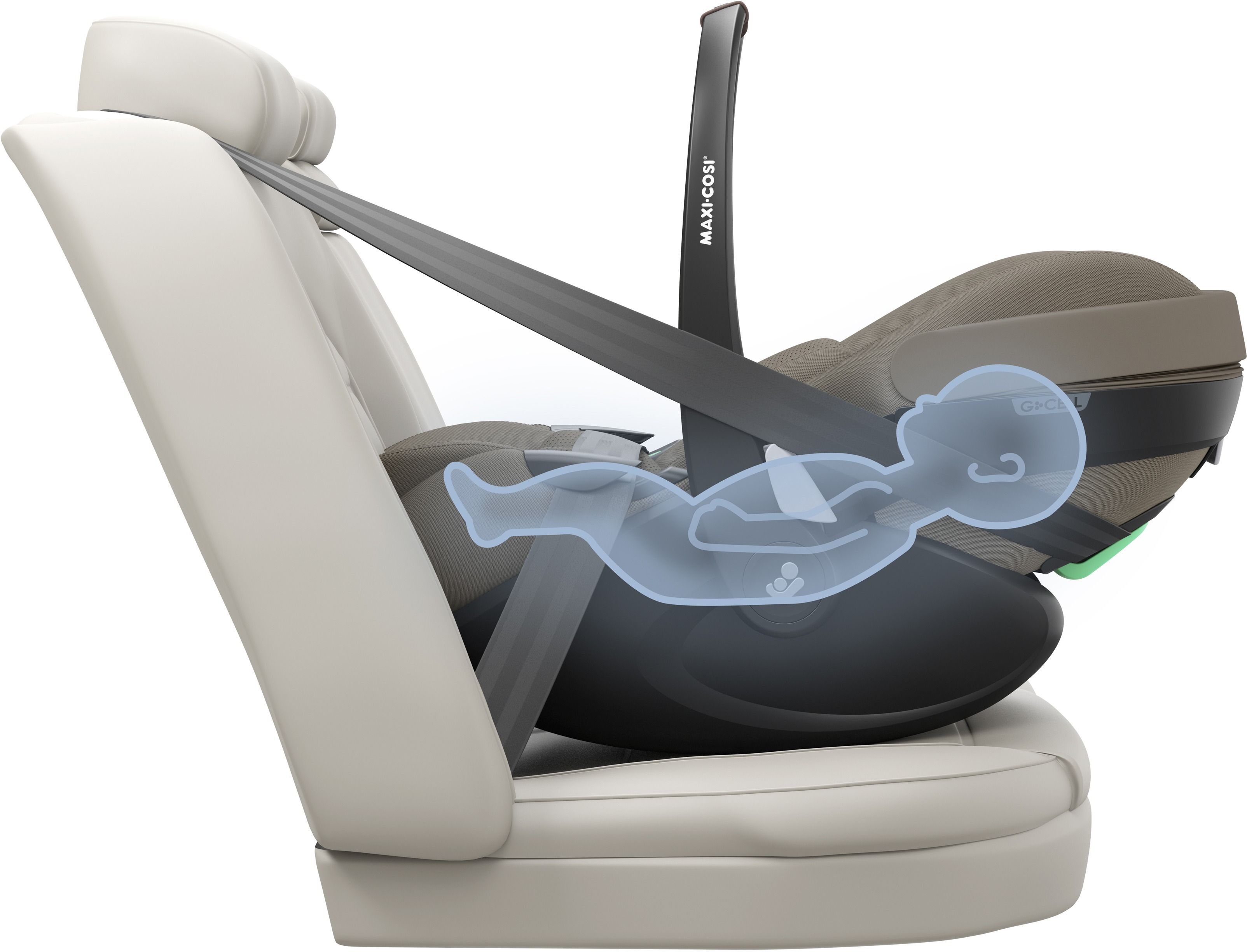 Автокрісло Maxi-Cosi Pebble 360 Pro2 Twillic Truffle (8052470111)фото15
