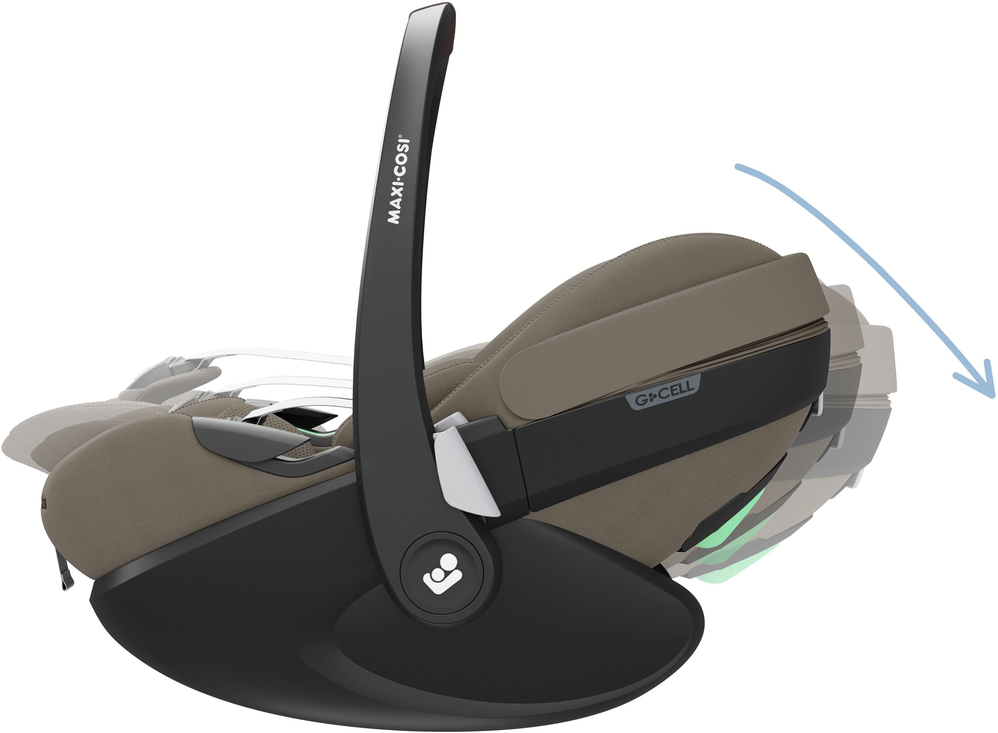 Автокрісло Maxi-Cosi Pebble 360 Pro2 Twillic Truffle (8052470111)фото9