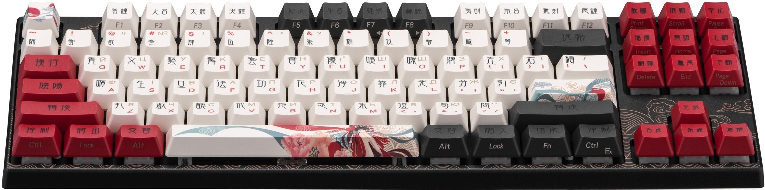 Игровая клавиатура Varmilo APT87 Beijing Opera, C-TK Brown (A92A028D3A5A17A025) фото 3