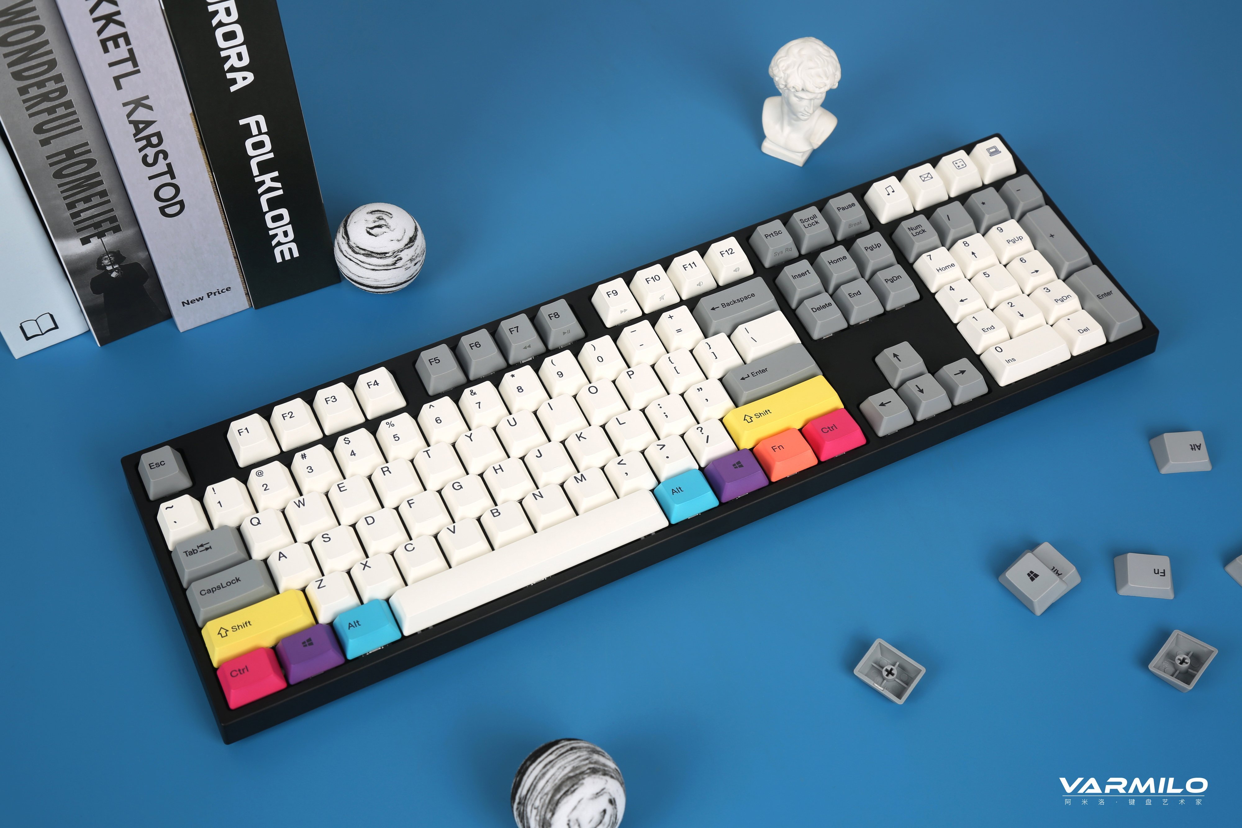 Игровая клавиатура Varmilo APT108 CMYK, K-Prestige Silent (A93A024F8A5A17A007) фото 6