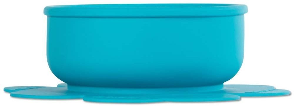 Мисочка силіконова BABOO з основою-присоскою, бірюза, 6+ міс (9-022)фото