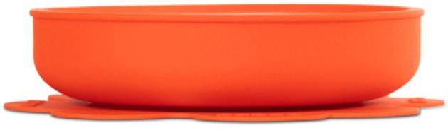 Тарелка силиконовая BABOO с противоскользящим основанием 15см, оранжевая, 6+ мес (9-023) фото 3