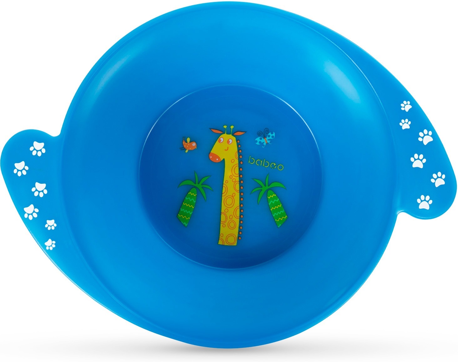 Мисочка BABOO с ручками, Safari, синяя, 6+ мес (9-026) фото 2