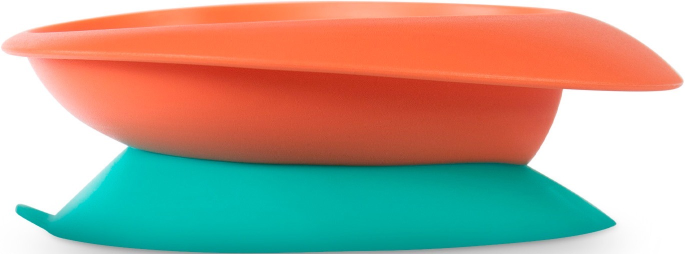 Мисочка в форме НЛО BABOO с присоской, персик, 6+ мес (9-031) фото 2