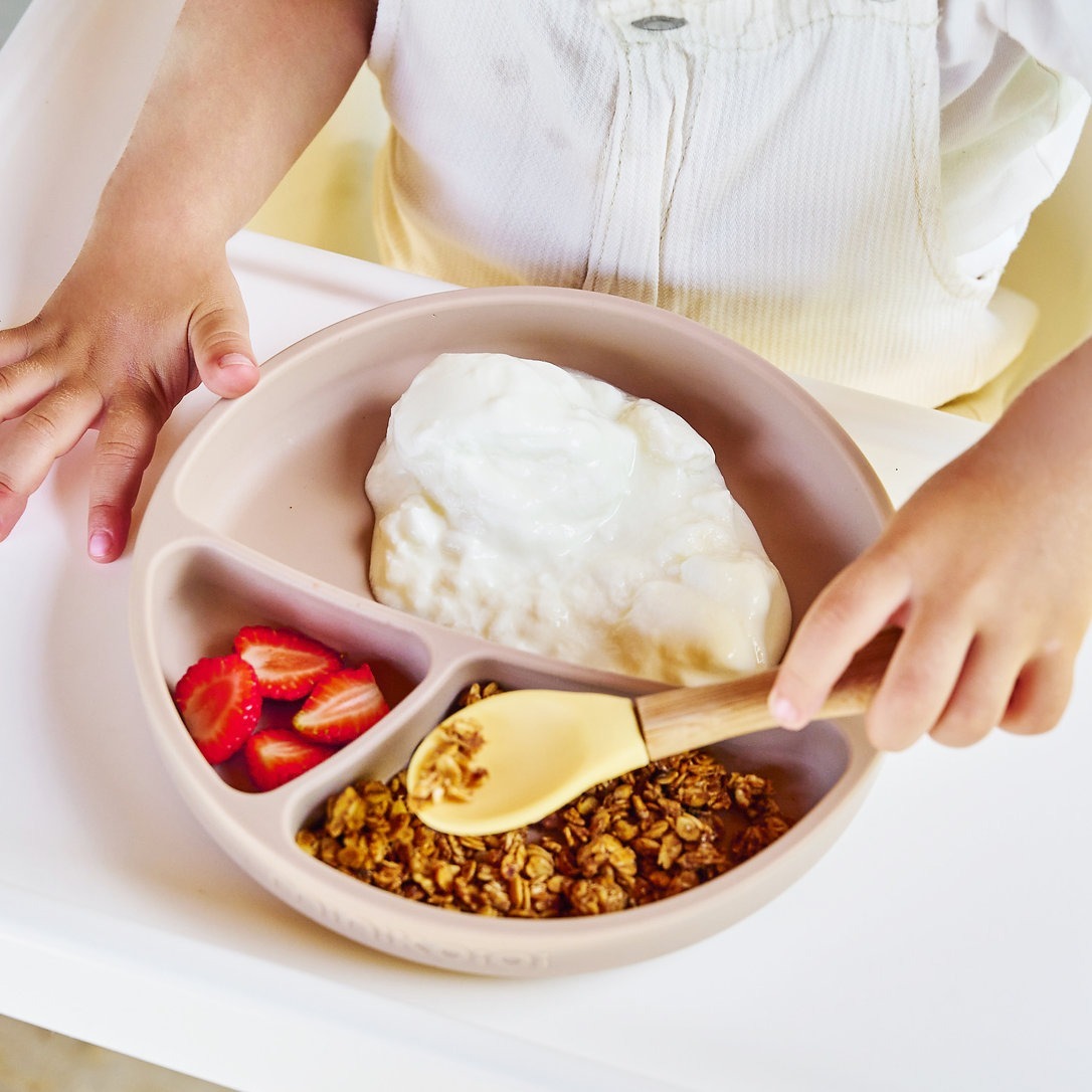 Ложка и вилка силиконовые MinikOiOi Dig In - Mellow Yellow (101060059) фото 3