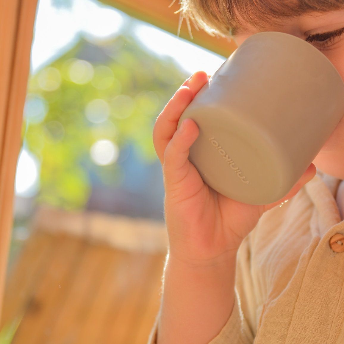 Чашка силиконовая MinikOiOi Mini Cup - Bubble Beige (101100008) фото 2