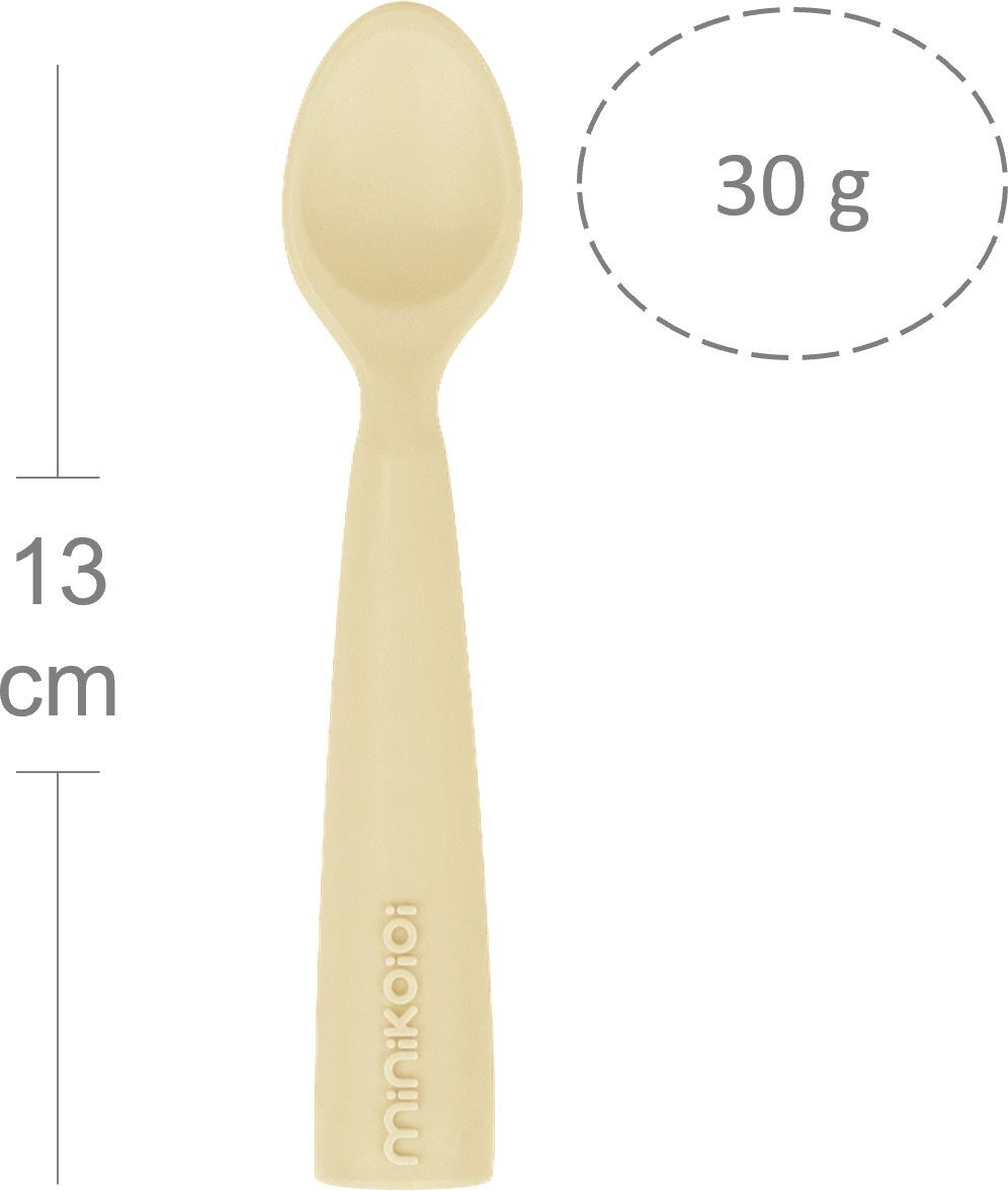 Ложка силіконова MinikOiOi Scooper - Mellow Yellow (101140006)фото2