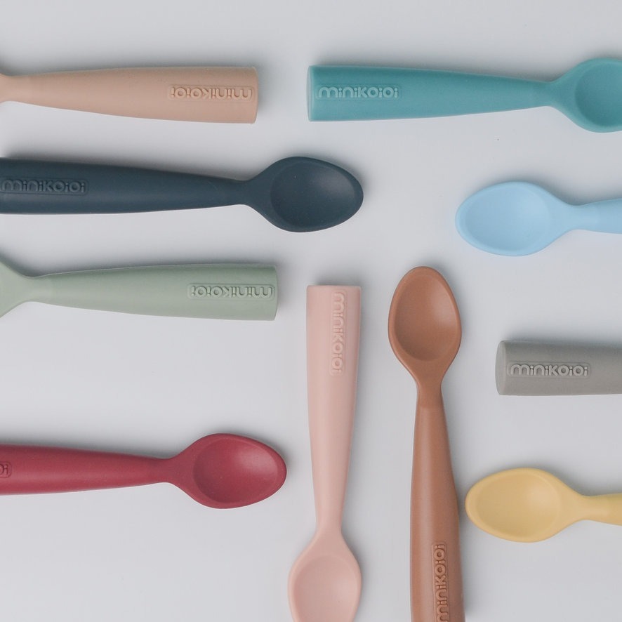 Ложка силіконова MinikOiOi Scooper - River Green (101140007)фото4