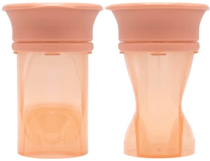 Чашка непроливайка 360° Difrax, Peach (1012 Peach)фото3