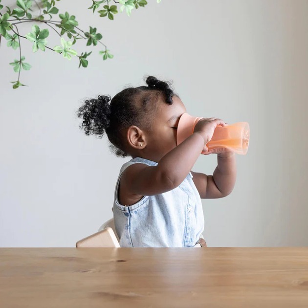 Чашка непроливайка 360° Difrax, Peach (1012 Peach)фото4