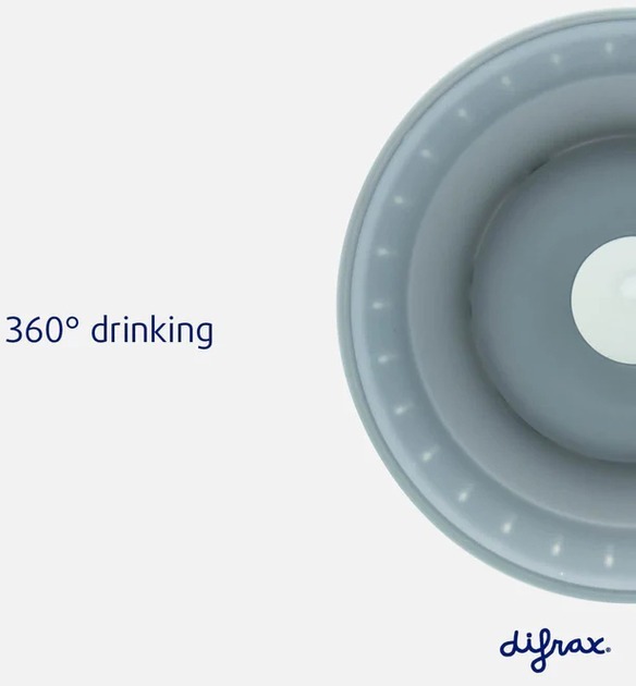 Чашка непроливайка 360° Difrax, Stone (1012 Stone)фото3