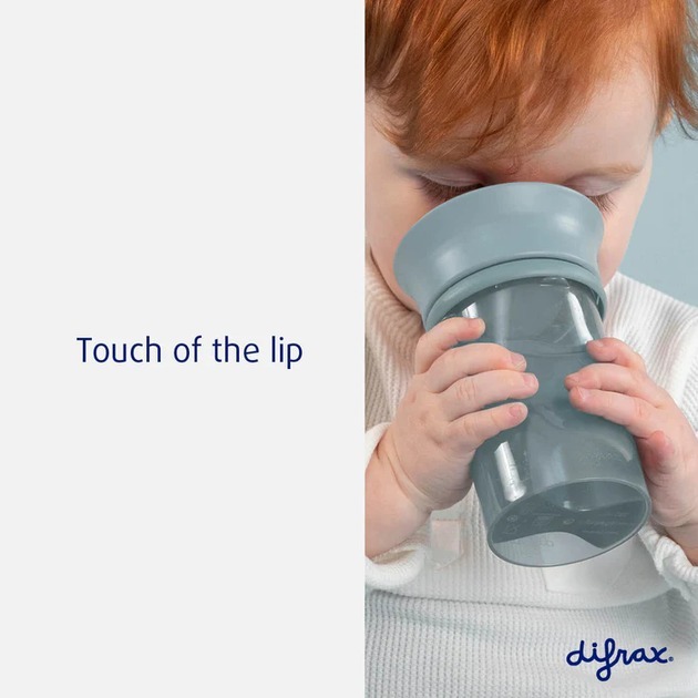 Чашка непроливайка 360° Difrax, Stone (1012 Stone)фото4