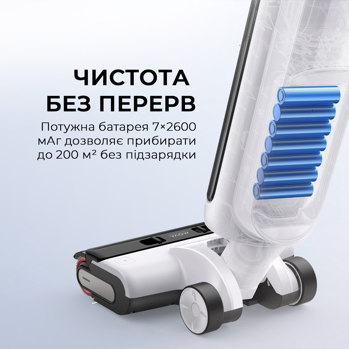 Аккумуляторный пылесос Mova K20 Pro HMH21D фото