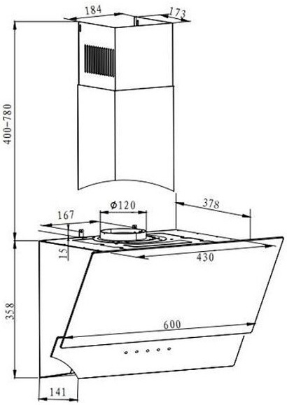 Вытяжка Hansa OKP6547SH фото 2