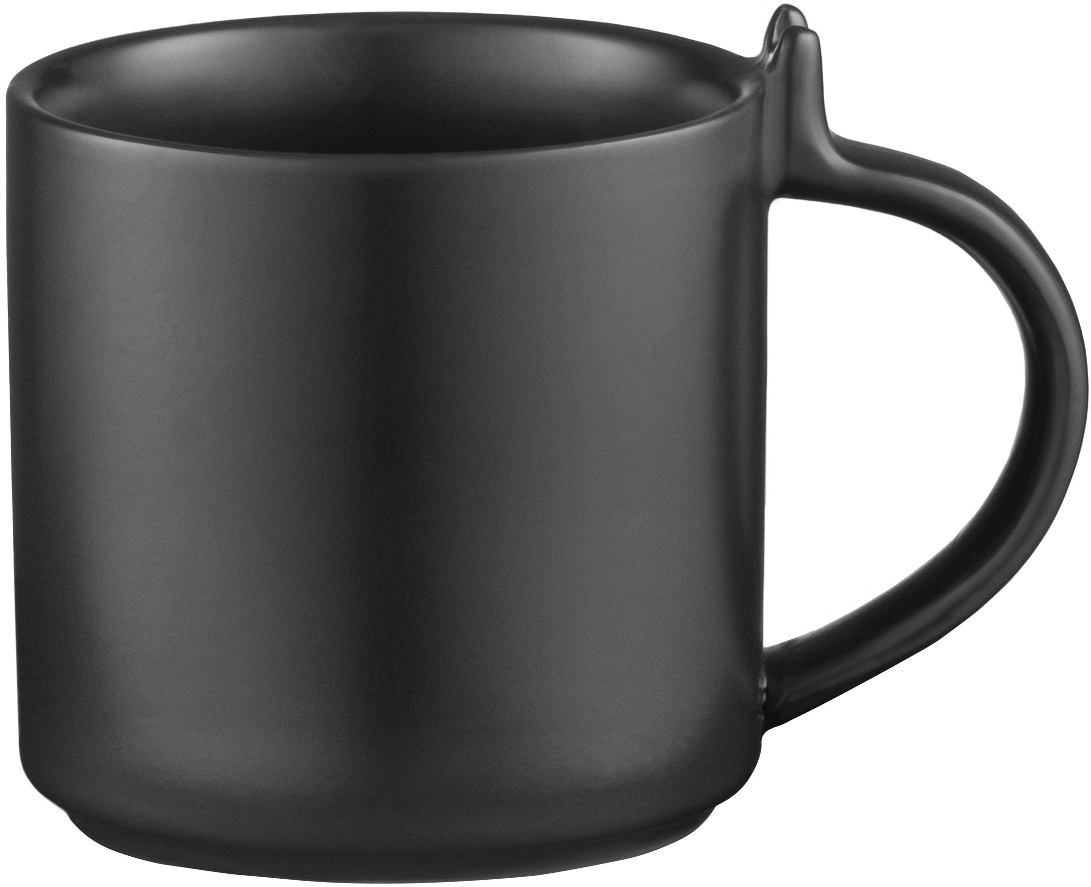 Набор чашки с блюдцем ARDESTO, 250мл, фарфор, черный (AR3073BS) фото 3