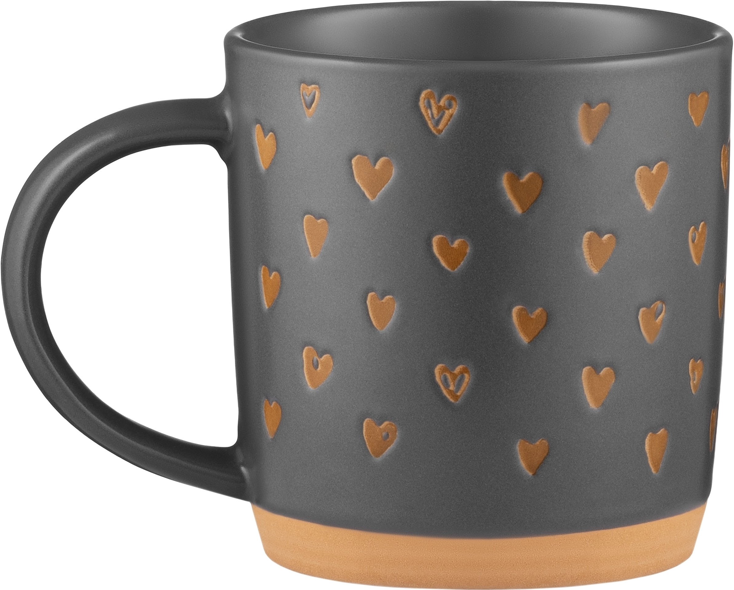 Чашка ARDESTO Alda, 365мл, кераміка, сірий (AR3496)фото4