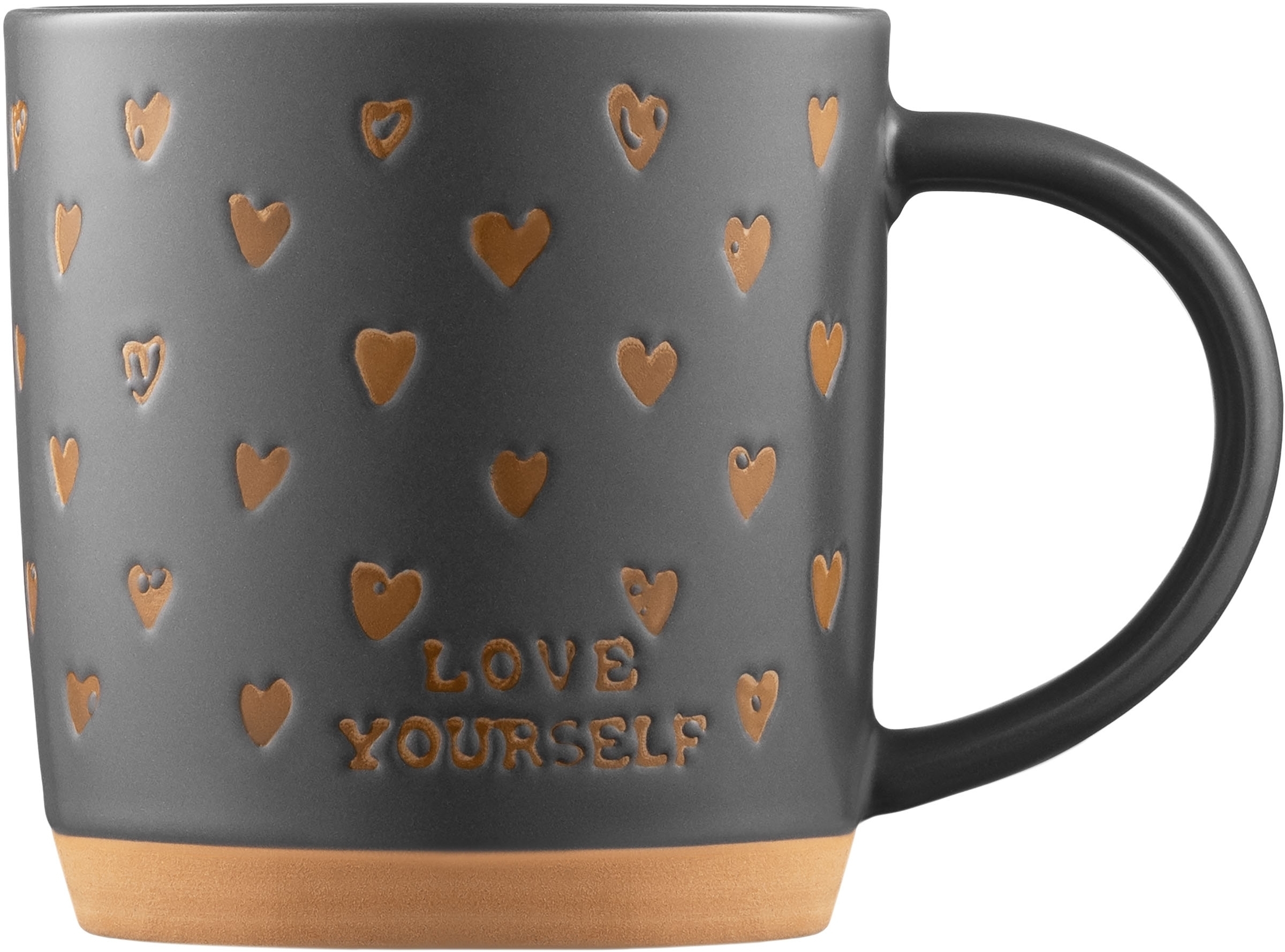 Чашка ARDESTO Alda, 365мл, кераміка, сірий (AR3496)фото2