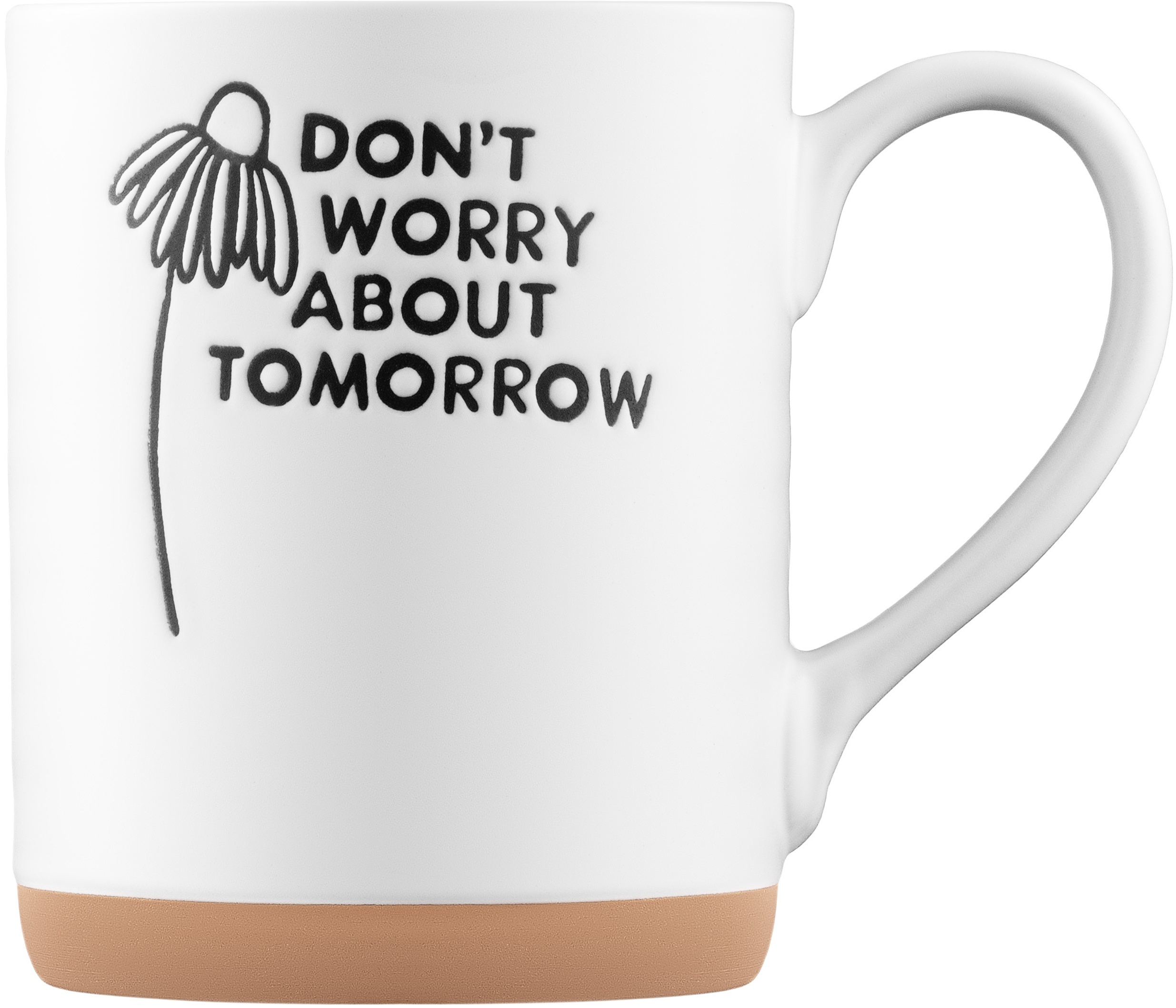 Чашка ARDESTO Don't worry, 535мл, керамика, белый (AR3036) фото 2