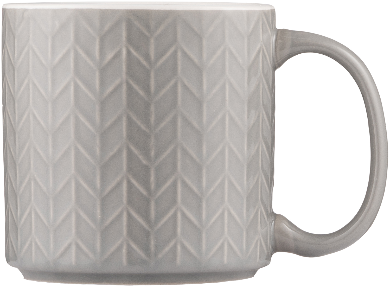 Чашка ARDESTO Francesca, 360мл, керамика, серый светлый (AR3482G) фото 3