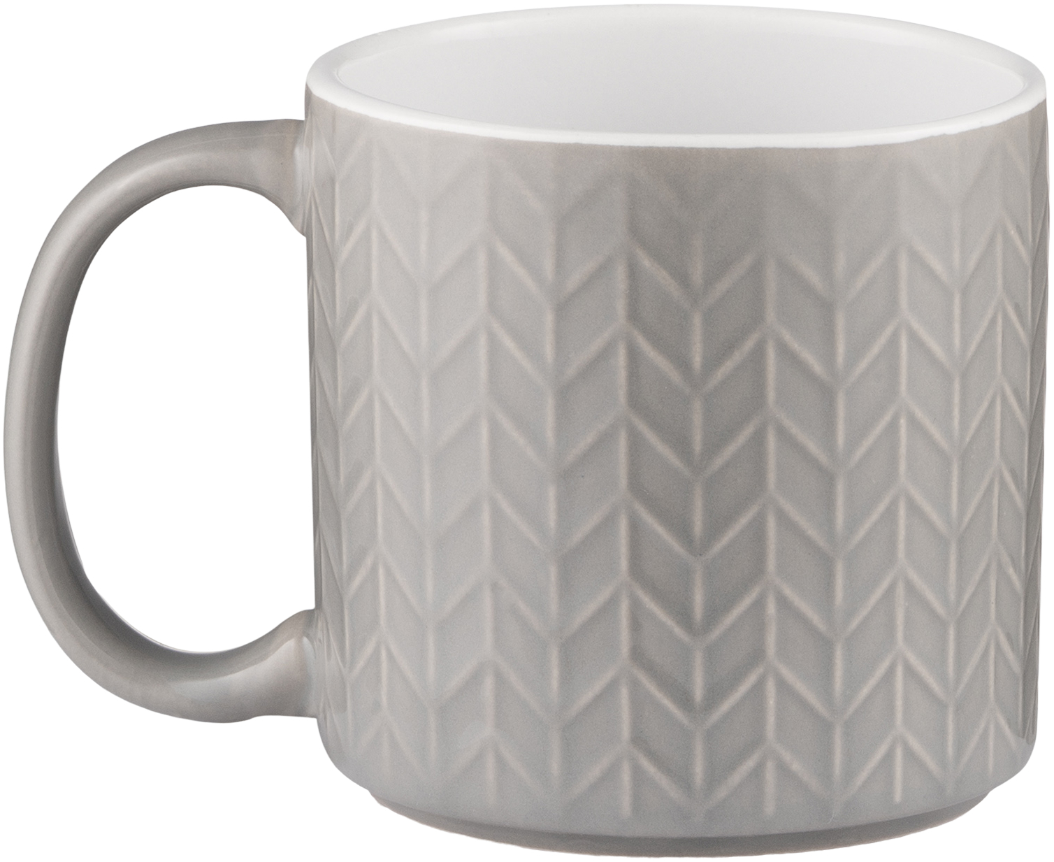 Чашка ARDESTO Francesca, 360мл, керамика, серый светлый (AR3482G) фото 4