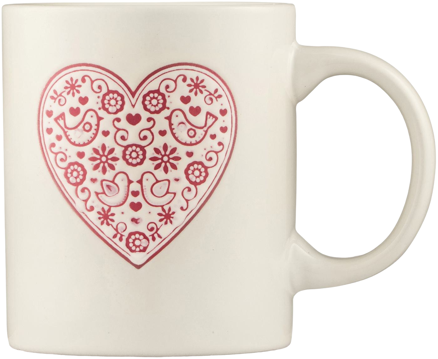 Чашка ARDESTO Heart, 320мл, керамика, белый (AR3074W) фото 2