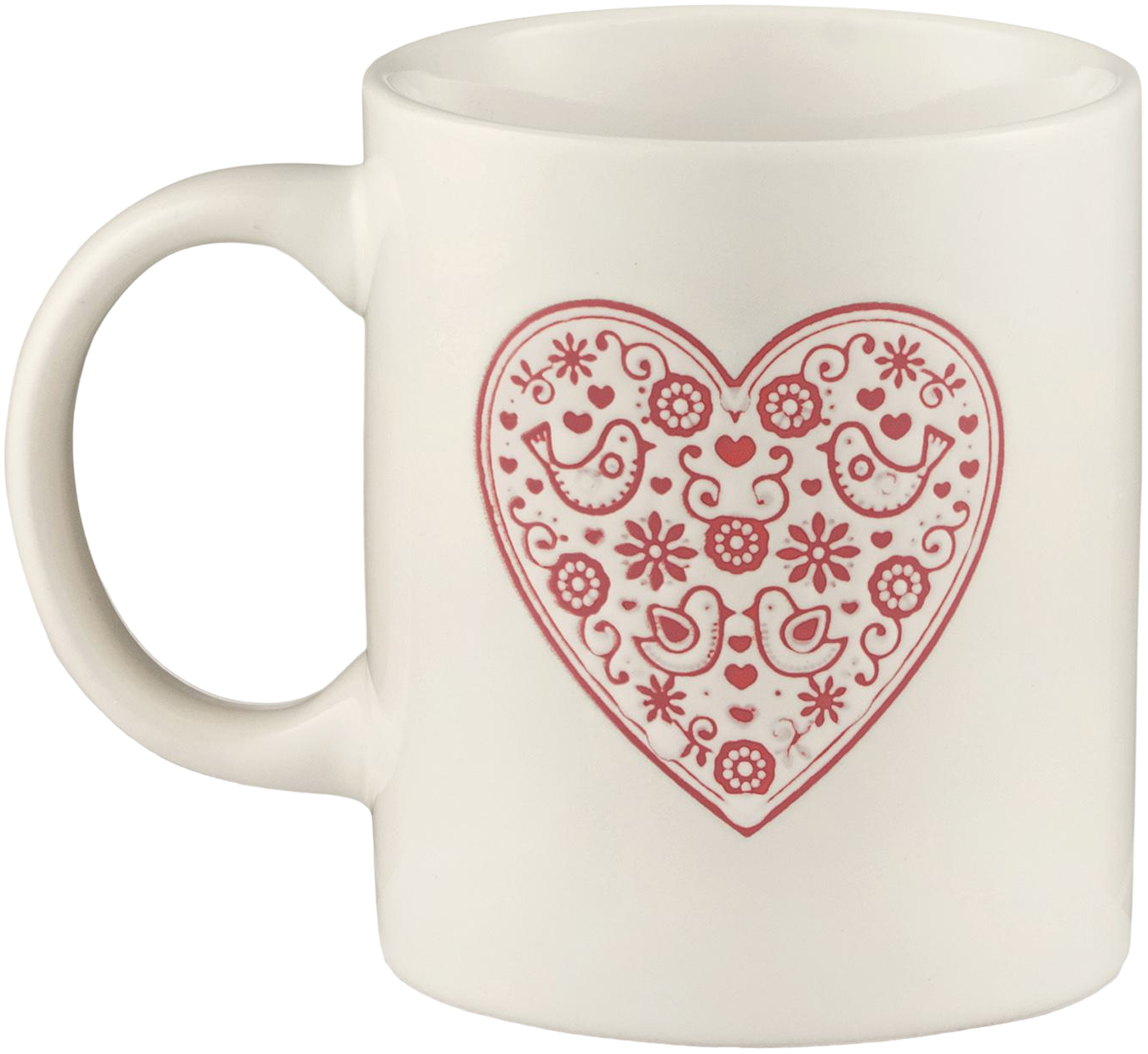 Чашка ARDESTO Heart, 320мл, керамика, белый (AR3074W) фото 3