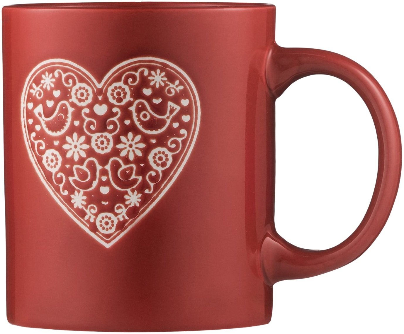 Чашка ARDESTO Heart, 320мл, керамика, красный (AR3074R) фото 2