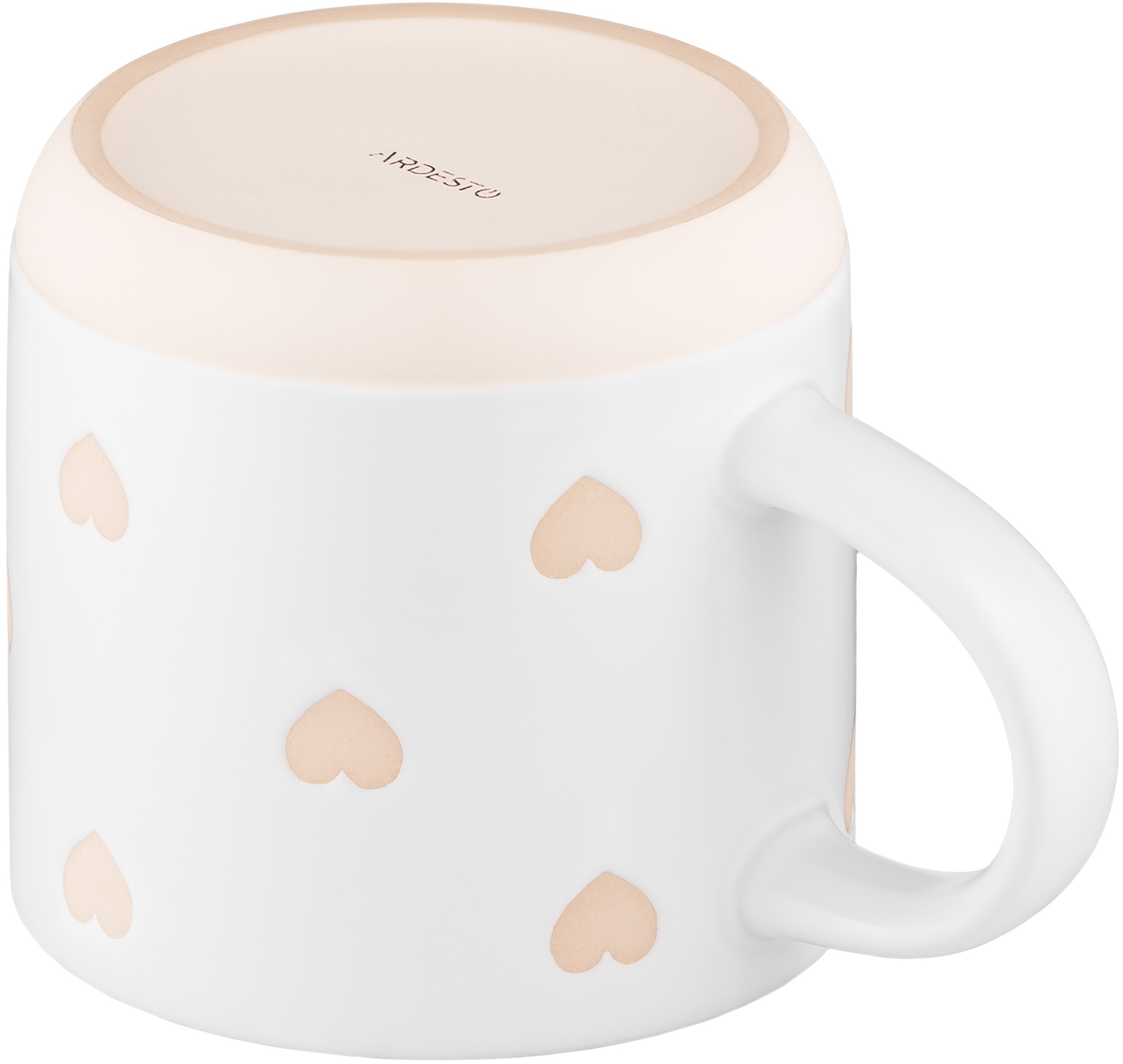 Чашка ARDESTO Heart, 420мл, керамика, белый (AR3030) фото 6