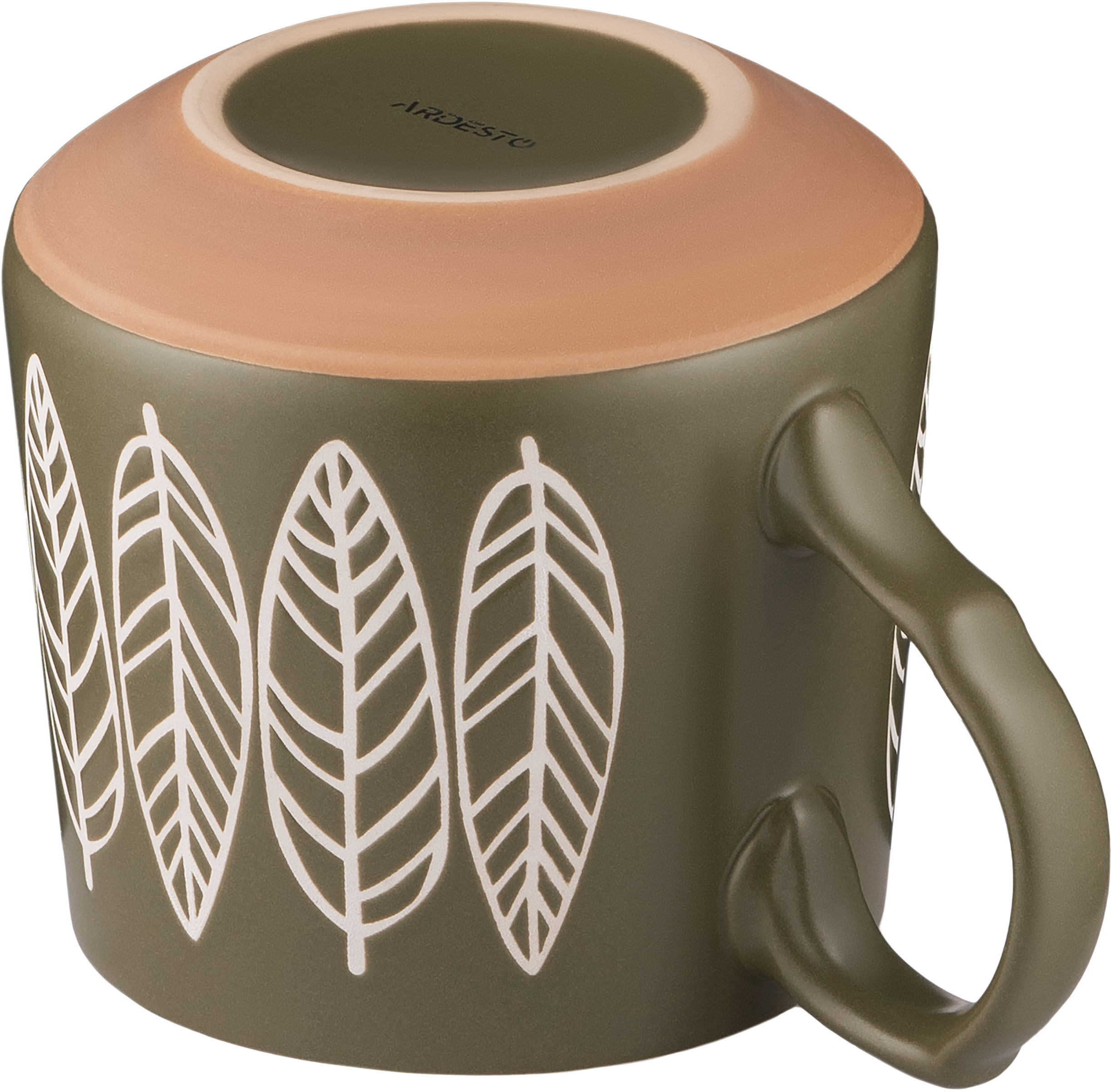 Чашка ARDESTO Ilda, 500мл, кераміка, зелений (AR3038)фото4