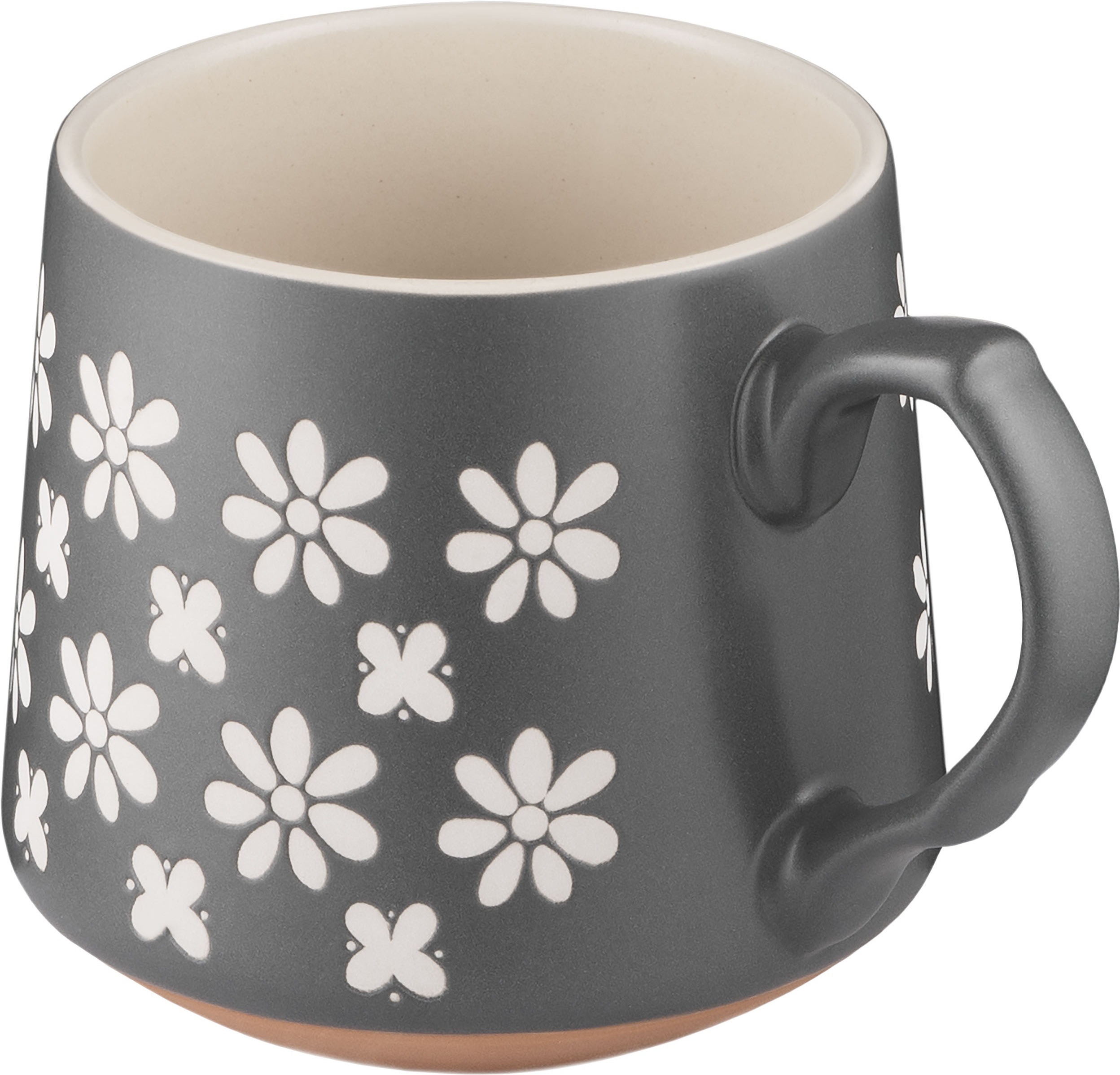 Чашка ARDESTO Ilda, 500мл, кераміка, сірий (AR3039)фото3