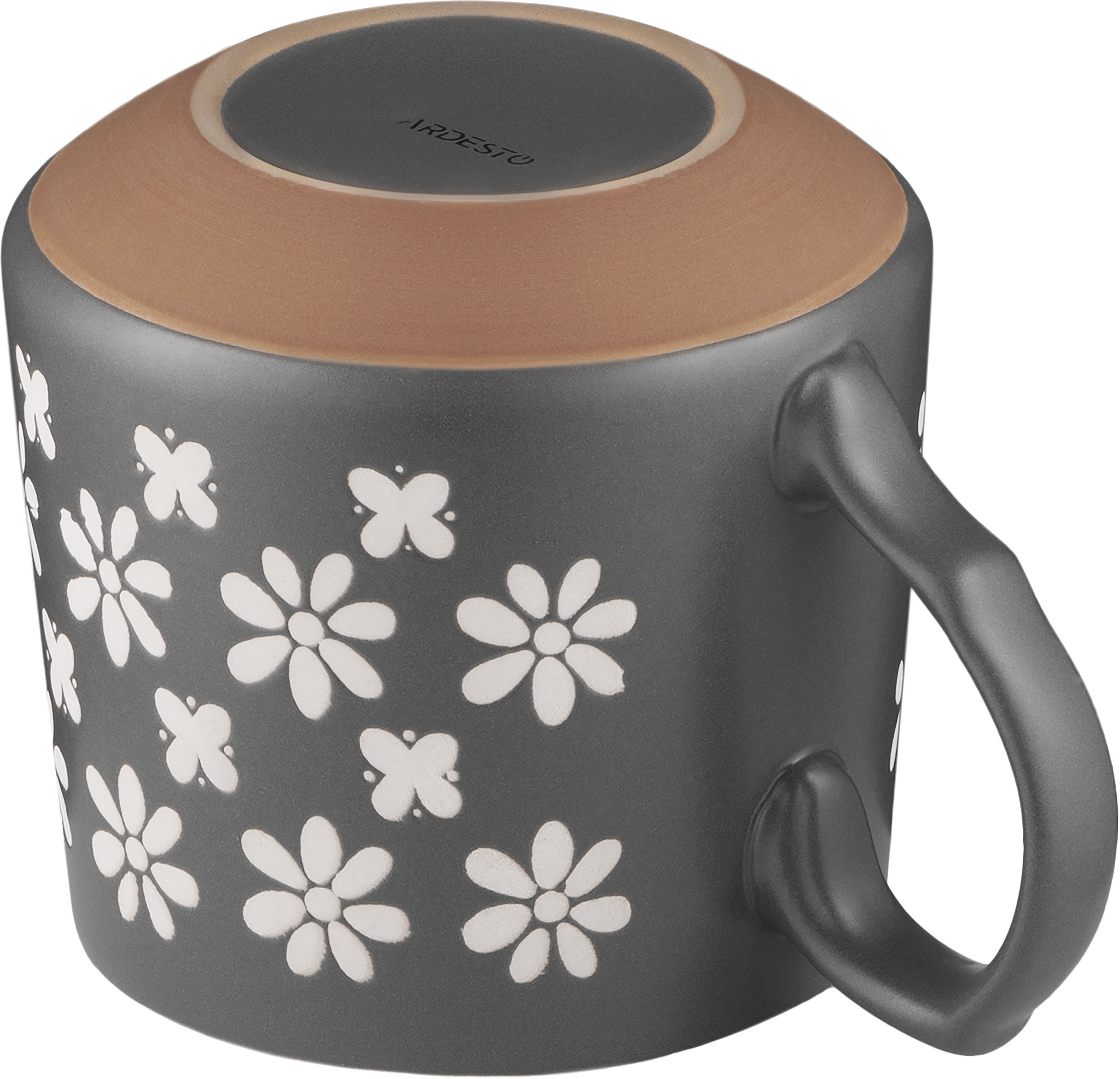 Чашка ARDESTO Ilda, 500мл, кераміка, сірий (AR3039)фото4