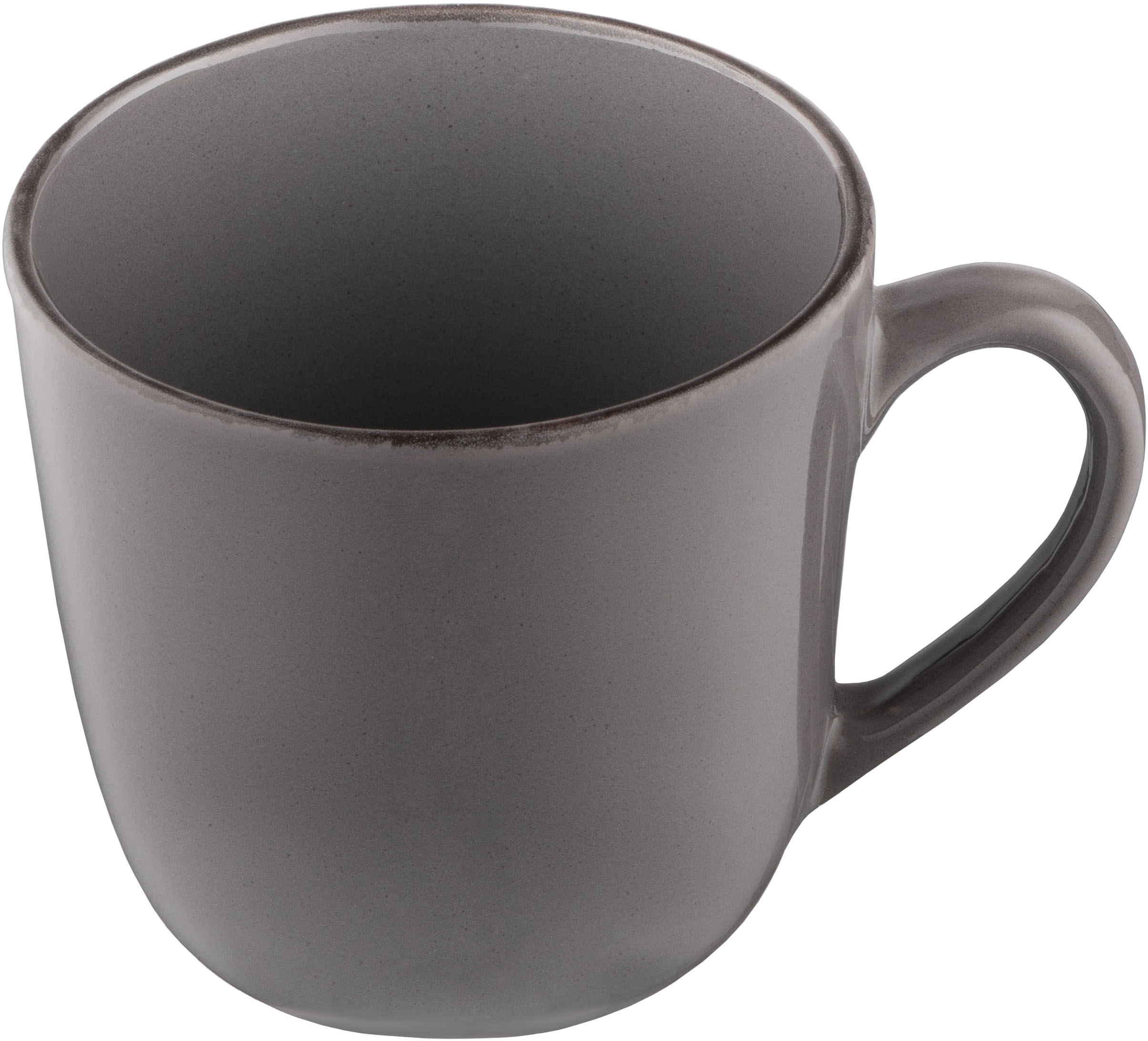 Чашка ARDESTO Lazio, 400мл, кераміка, сірий темний (AR1640DG)фото5